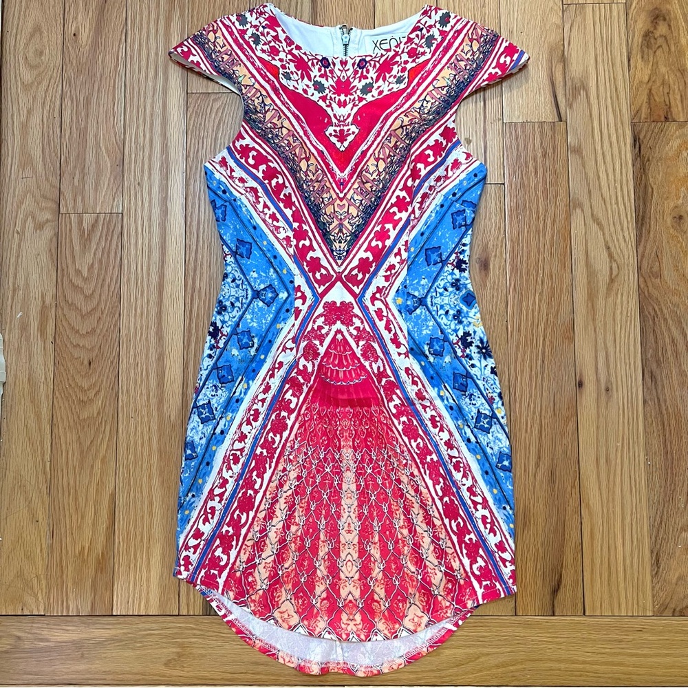 Xenia Hot Pink Mini Dress